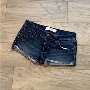 Abercrombie denim shorts, size 6